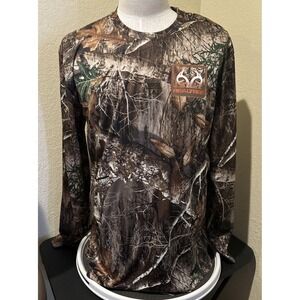 REALTREE BY Colosseum Mens CAMO Dove Bow Hunting Long Sleeve T-Shirt Sz XL